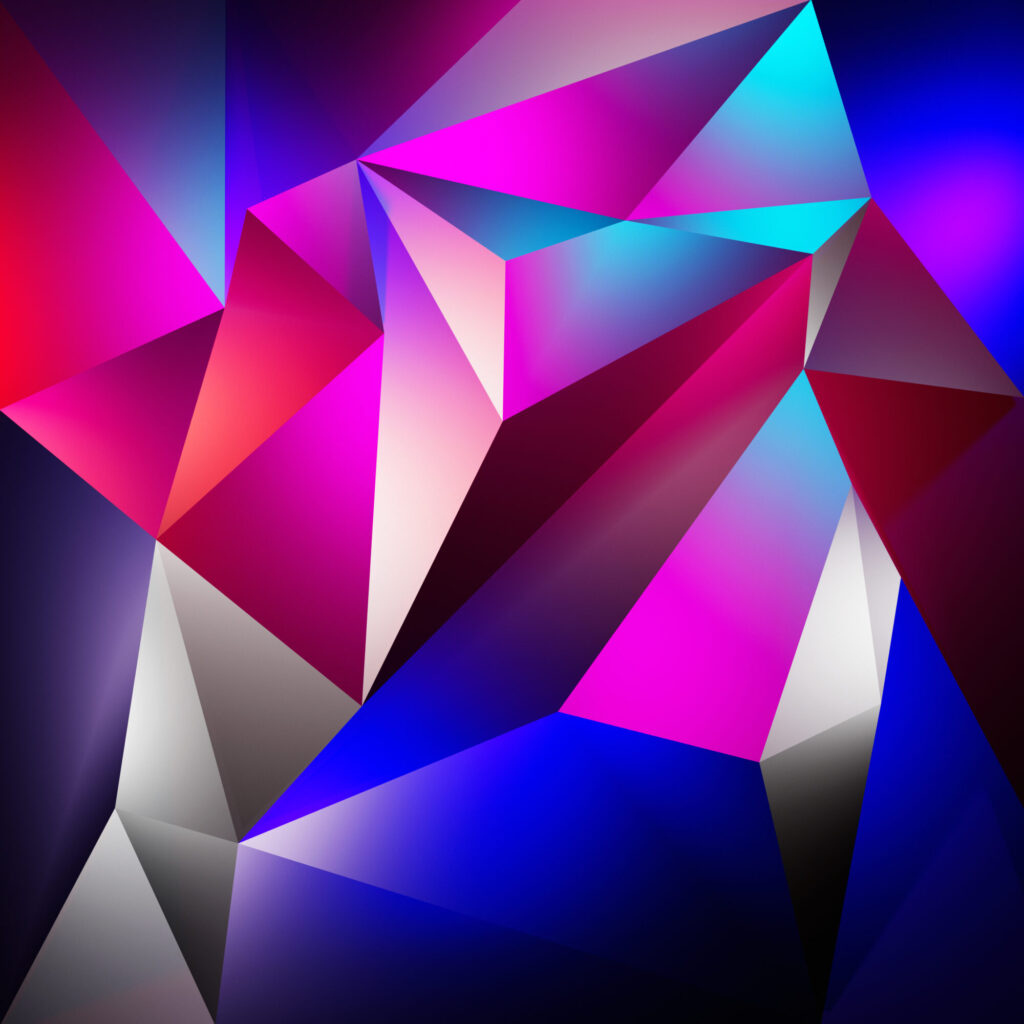 Een afbeelding van het kunstwerk Crystal [Amethyst] (2024) van Pat Bloom