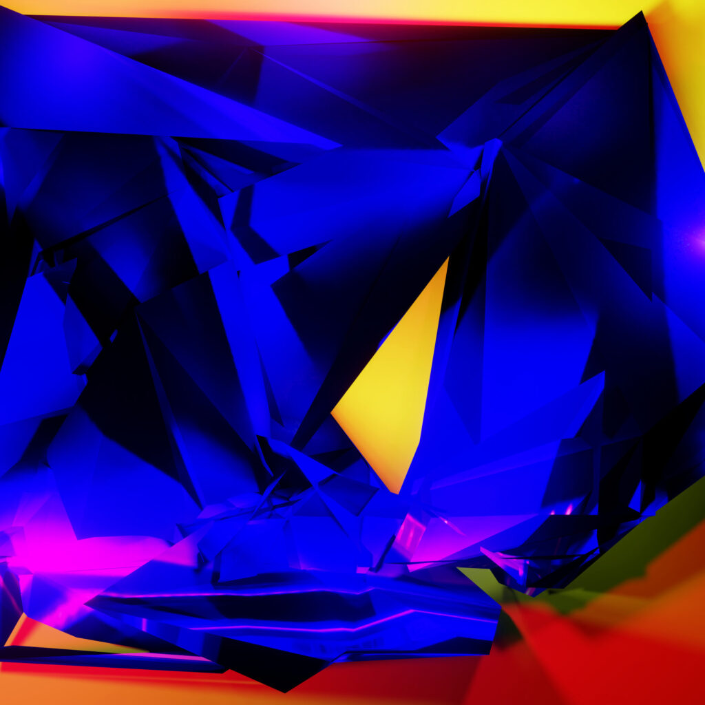 Een afbeelding van het kunstwerk Black Light [1] (2022) van Pat Bloom