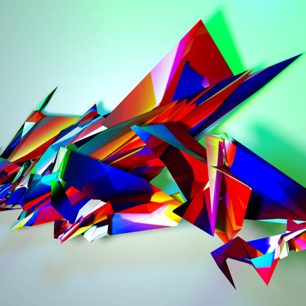 Een afbeelding van het kunstwerk Color Snake (2022) van Pat Bloom