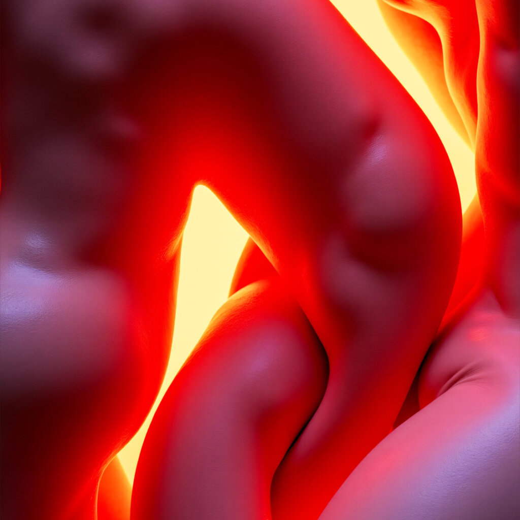 Een afbeelding van het kunstwerk I Feel You [drieluik] (2024) van Pat Bloom