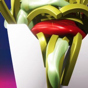 French Kiss Fries (2022) - 2 by Pat Bloom