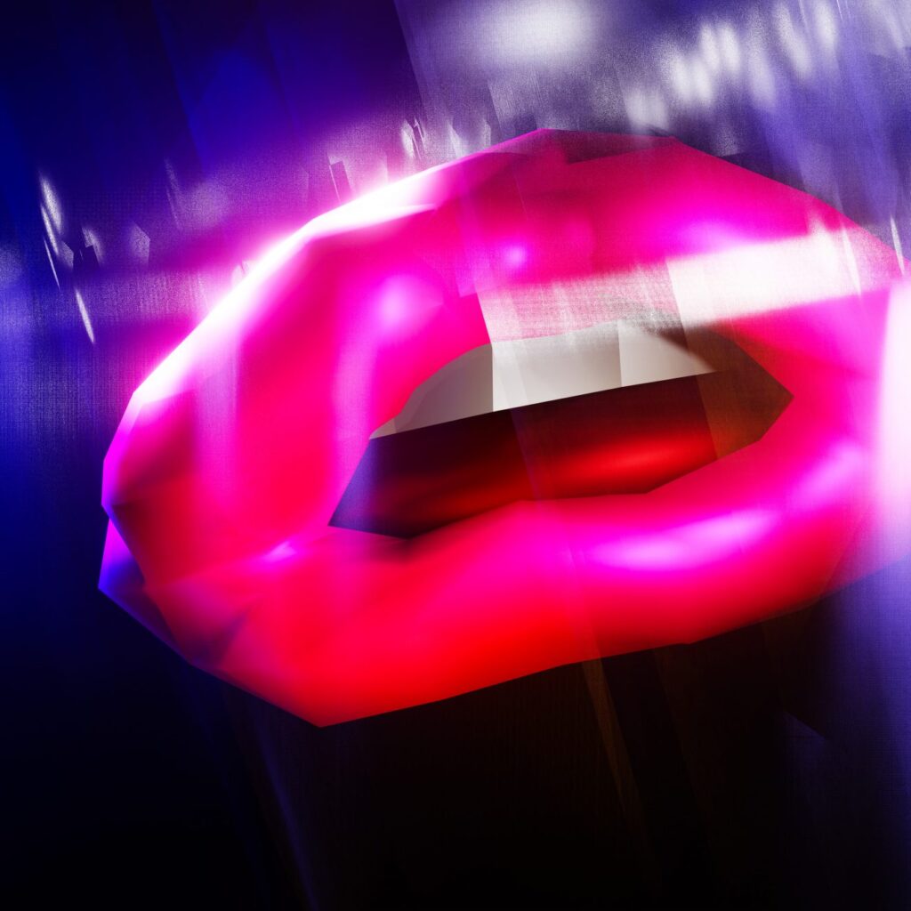 Een afbeelding van het kunstwerk That Lips [WG] (2021) van Pat Bloom